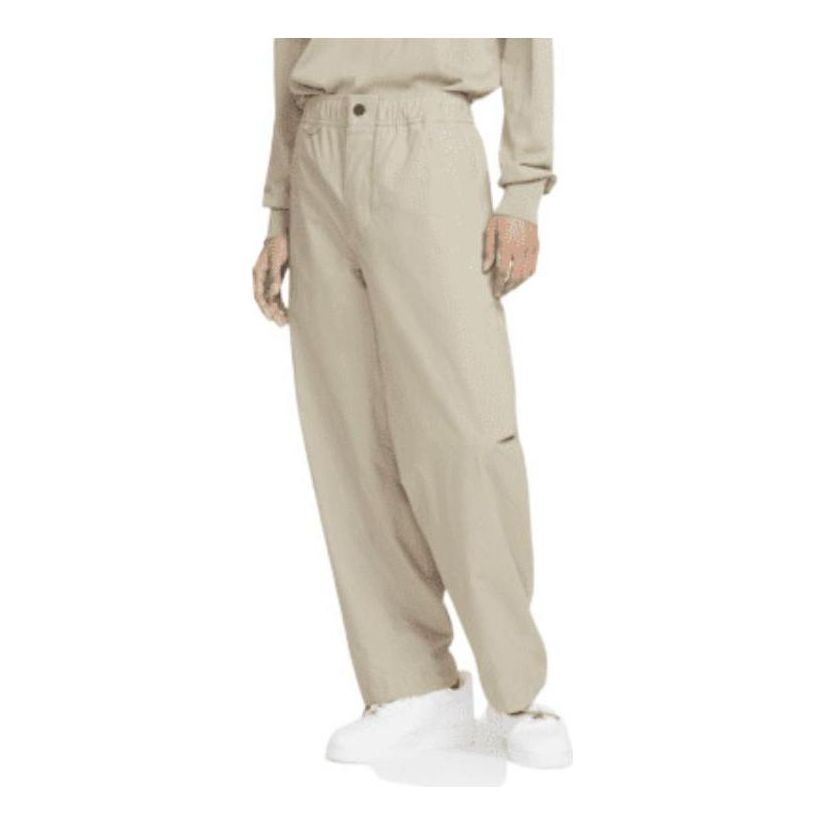 Men's Nike ESC Series Baggy Pocket Zipper Loose Solid Color Breathable Casual Pants/Trousers Gray White DH2879-230