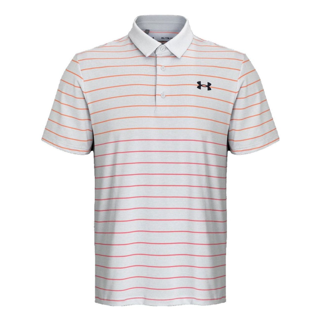 Under Armour Playoff 3.0 Stripe Polo Shirt 'Grey Orange' 1378676-014