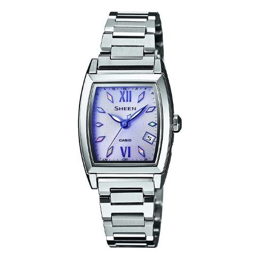 CASIO SHEEN Waterproof Sapphire Crystal Solar Powered Stainless Steel Strap Silver Analog SHW-1503D-6ADR