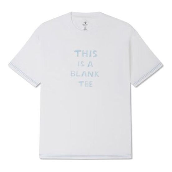 Converse White Pack Verbiage Tee Asia Sizing 'White' 10025873-A01