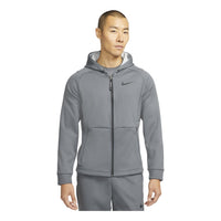 Nike logo zipped hooded jacket 'Grey' DD2125-068