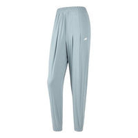 (WMNS) Skechers Logo Printed Pant 'Teal' P223W072-01N9