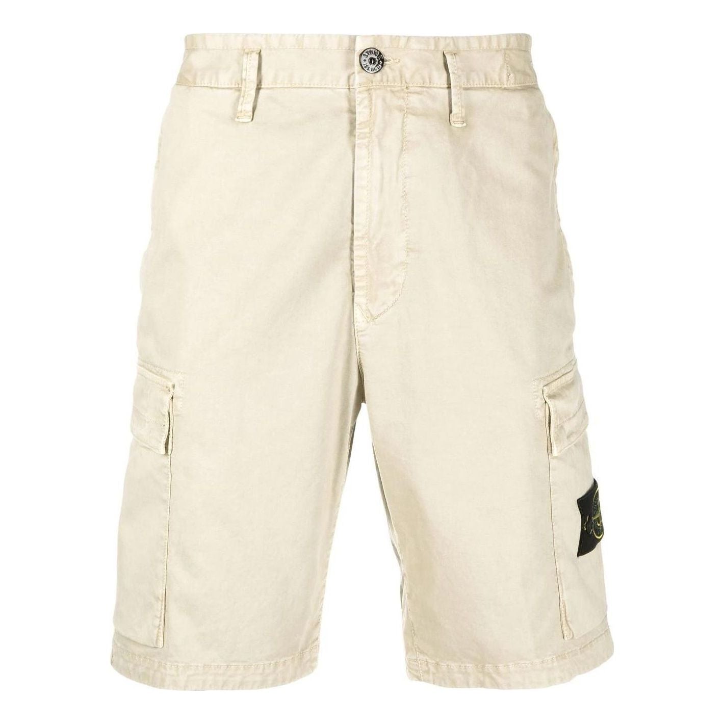 STONE ISLAND Strech Broken Twill Bermuda Shorts 'Beige' 7615L0804-V0190