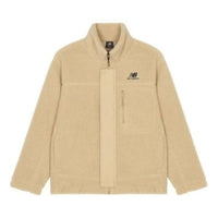 New Balance FW22 Logo Cotton Coat Asia Sizing 'Beige' AMJ23351-INC