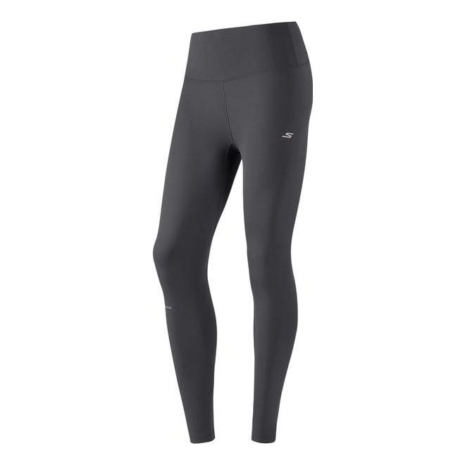 (WMNS) Skechers Logo Printed Training Leggings 'Grey' P223W089-0167