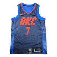 Nike NBA Training Basketball Sports Vest SW Fan Edition Thunder 7 Blue 877216-423