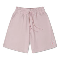 (WMNS) Converse Embroidered Floral Drawstring Shorts Asia Sizing 'Pink' 10025374-A02