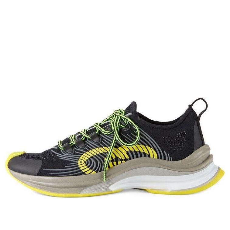 Gucci Run Sneaker 'Black Yellow' 680938-USM10-8480