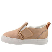 (TD) Vans Slip-On V 'Metallic Leather - Light Copper' VN0A3488U4W