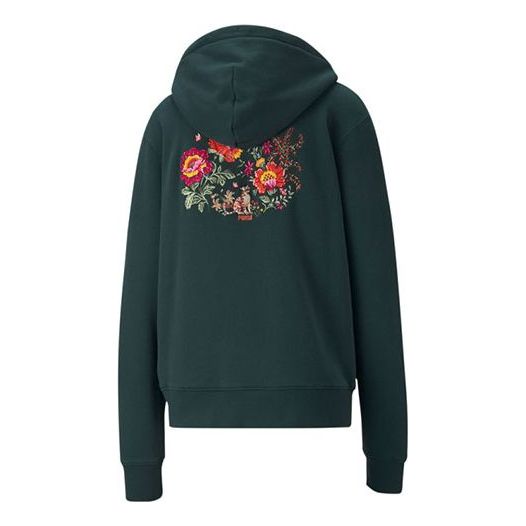 (WMNS) PUMA x Liberty Hoodie 'Green' 533258-80