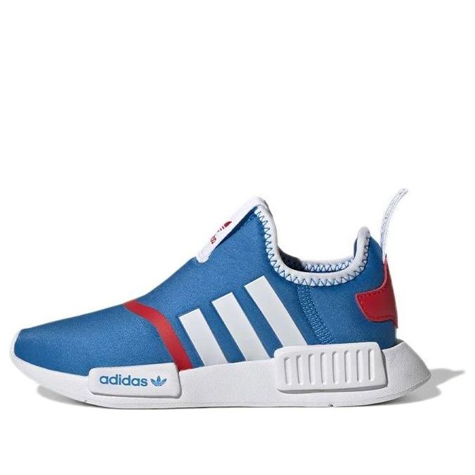 (GS) adidas originals NMD 360 'Blue Rush Vivid Red' GY9155