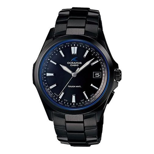 Men's CASIO OCEANUS Series Black Gold Watch Mens OCW-S100B-1AJF