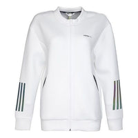(WMNS) adidas neo Sports Baseball Uniform Jacket White CD2103