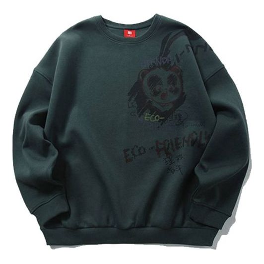 Li-Ning x Series Loose Pullover Green AWDPD41-1
