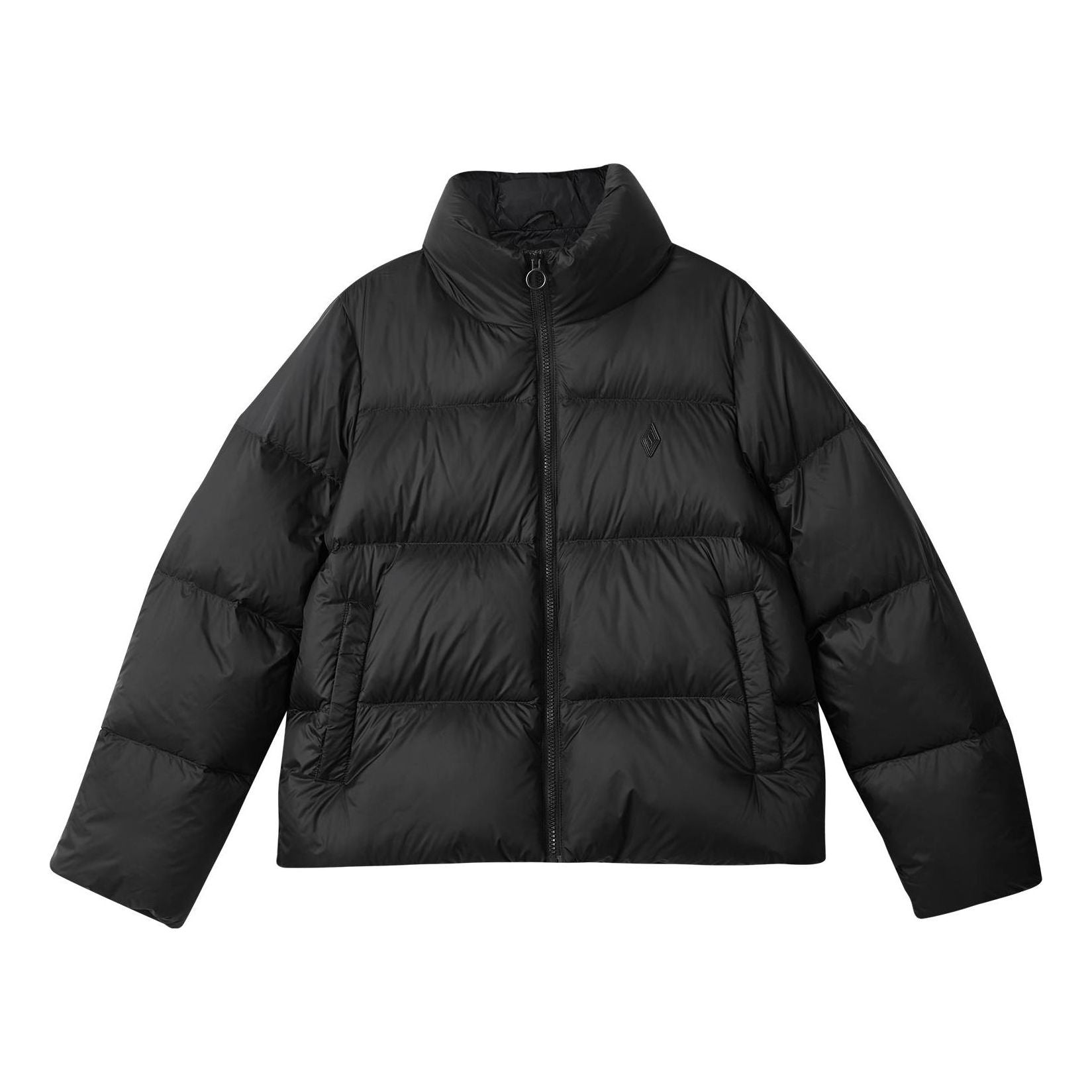 (WMNS) Skechers Diamond Series Long Sleeve Down Jacket 'Black' L423W053-0018