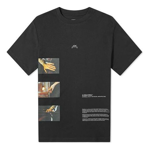 A-COLD-WALL* SS20 Glass Blower Tee Small Logo Short Sleeve Unisex Black ACWMTS005WHL-BK