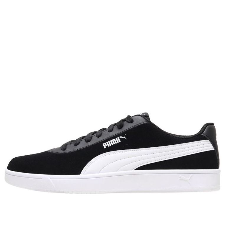 PUMA Unisex Coat Pure SD Sneakers Black/White 381920-01