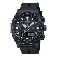 CASIO Waterproof Sports Shockproof Solar Powered Mens Black Analog/Digital Combo PRW-6800Y-1JF