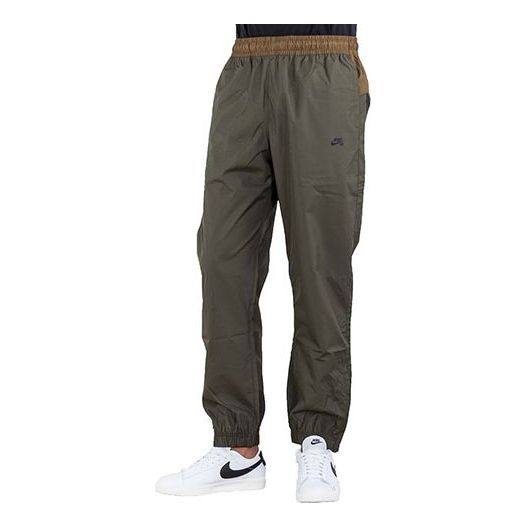 Men's Nike Cozy Casual Sports Pants/Trousers/Joggers Military Green CK5254-325