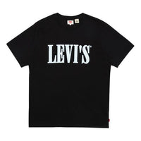 Men's Levis Pullover Pure Cotton Short Sleeve Black 16694-0003