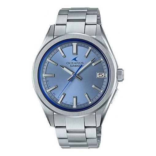 CASIO OCEANUS Solar Wave Men's Solar Powered Mens Light Blue Analog OCW-T200S-2AJF