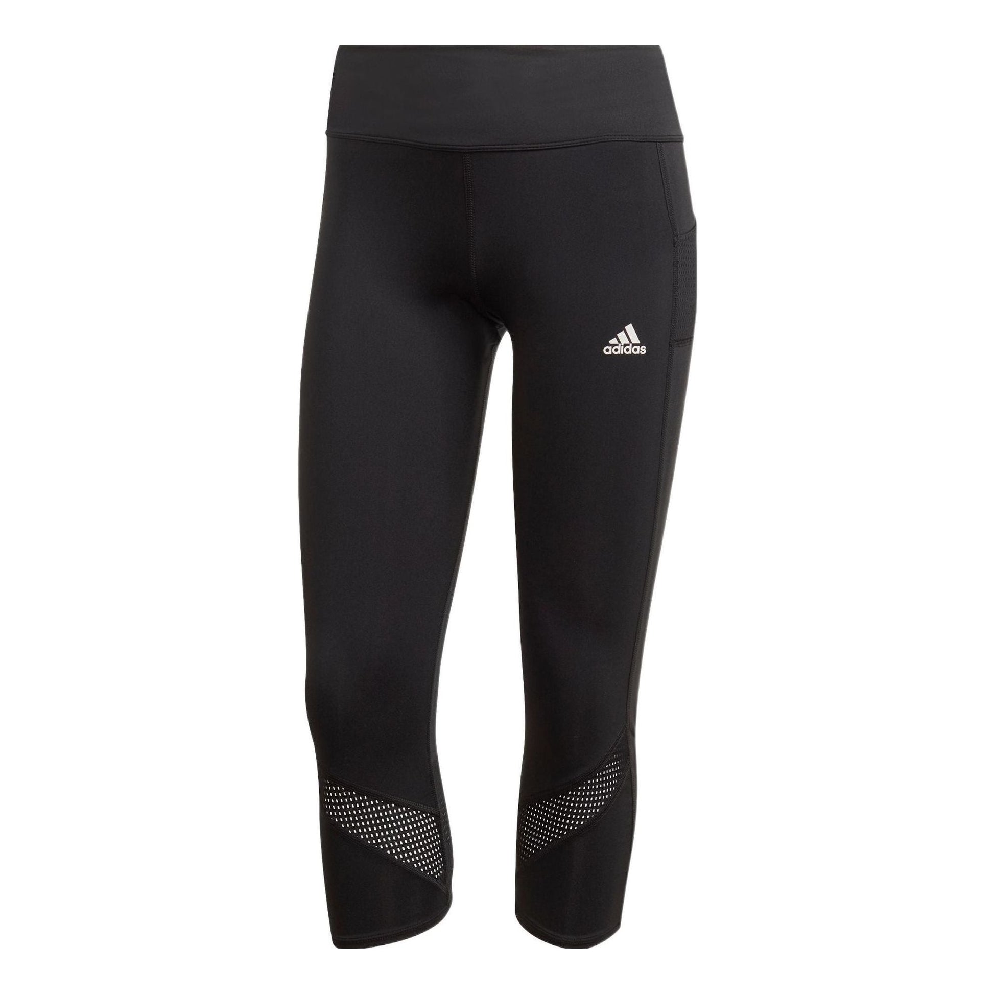 (WMNS) adidas Own The Run 3/4 Leggings Asia Sizing 'Black' FS9833