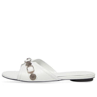 (WMNS) Balenciaga Cagole Sandals 'White Arena Lambskin' 694342WAD4E9081