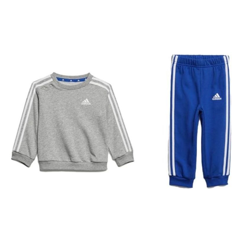(PS) adidas Essentials 3-Stripes Jogger Set 'Grey Blue' IJ6338