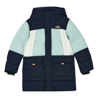 (GS) Skechers Mid-Length Down Jacket 'Navy White Teal' L423B050-002Z