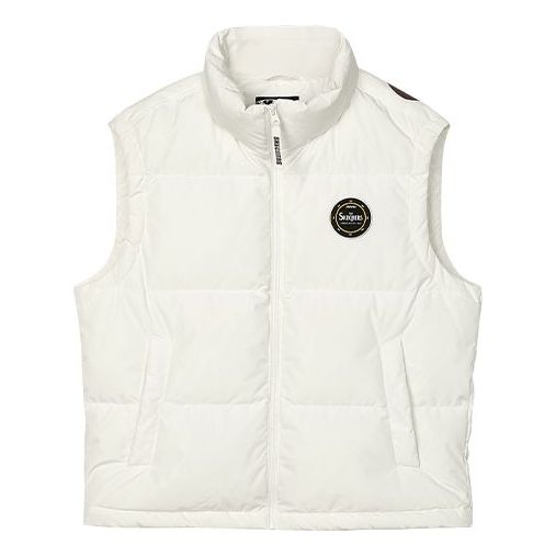 (WMNS) Skechers Graphic Vest 'White Black Yellow Blue' L421W006-0074