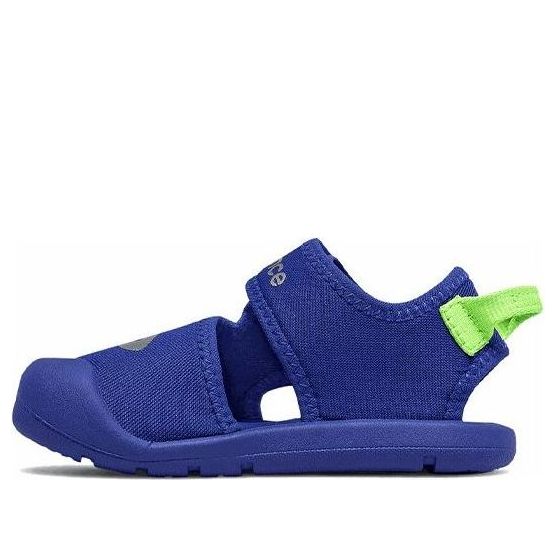 (TD) New Balance CRSR Velcro Stylish Flat Heel Sports Td Blue Sandals IOCRSRRB
