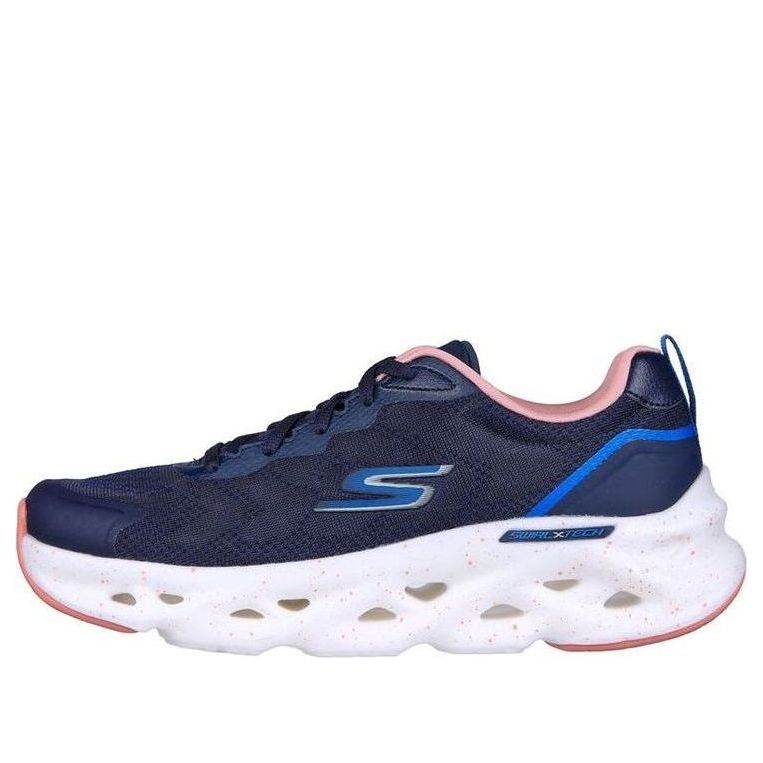(WMNS) Skechers Go Run Swirl Tech 'Blue' 128794-NVPK
