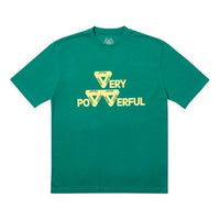 PALACE Power Alphabet Inverted Triangle Short Sleeve Green P16TS119