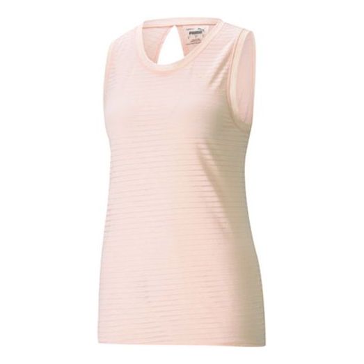 (WMNS) PUMA Studio Burnout Training Tank Top 'Pink' 520225-27