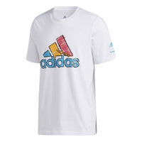adidas Donovan Crayola Basketball Sports Short Sleeve White GN7911