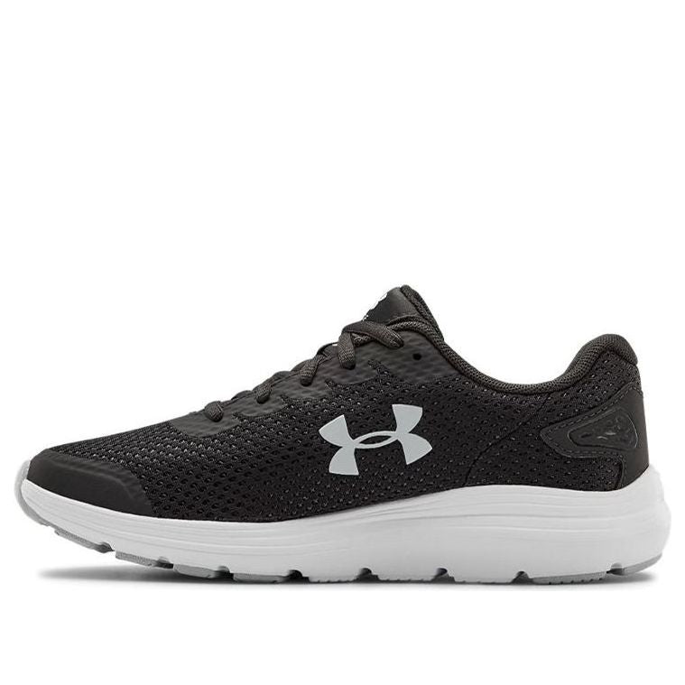 (WMNS) Under Armour Surge 2 'Black White Grey' 3022605-101