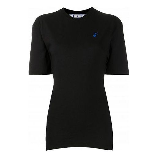 (WMNS) Off-White SS20 Embroidery Logo Short Sleeve OWAA080S20JER0021045