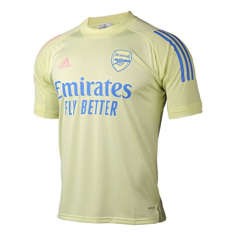adidas Arsenal Training Jersey Soccer/Football Short Sleeve Yellow FQ6189