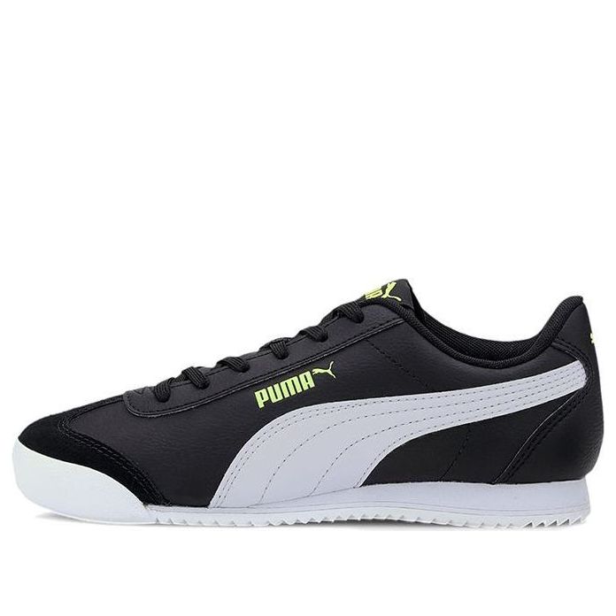 (GS) PUMA Turino Low Top Running Shoes Black/White 372895-05