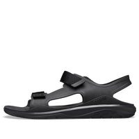 (WMNS) Crocs Swiftwater Sandals 'Black' 206527-060