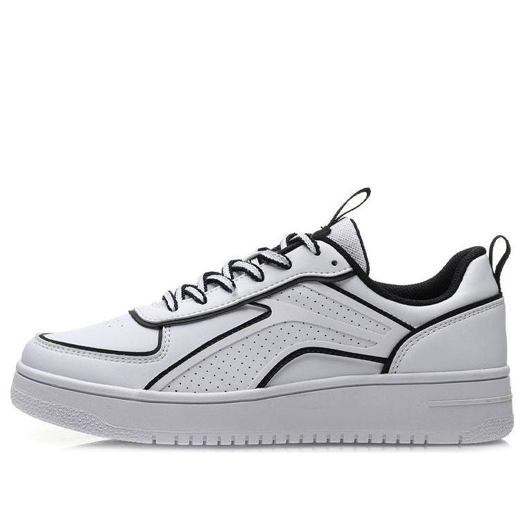 (WMNS) Li-Ning Classic Leisure Low 'White Black' AGCP128-6