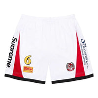 Supreme Soccer Shorts 'White Black Red' SUP-FW23-022