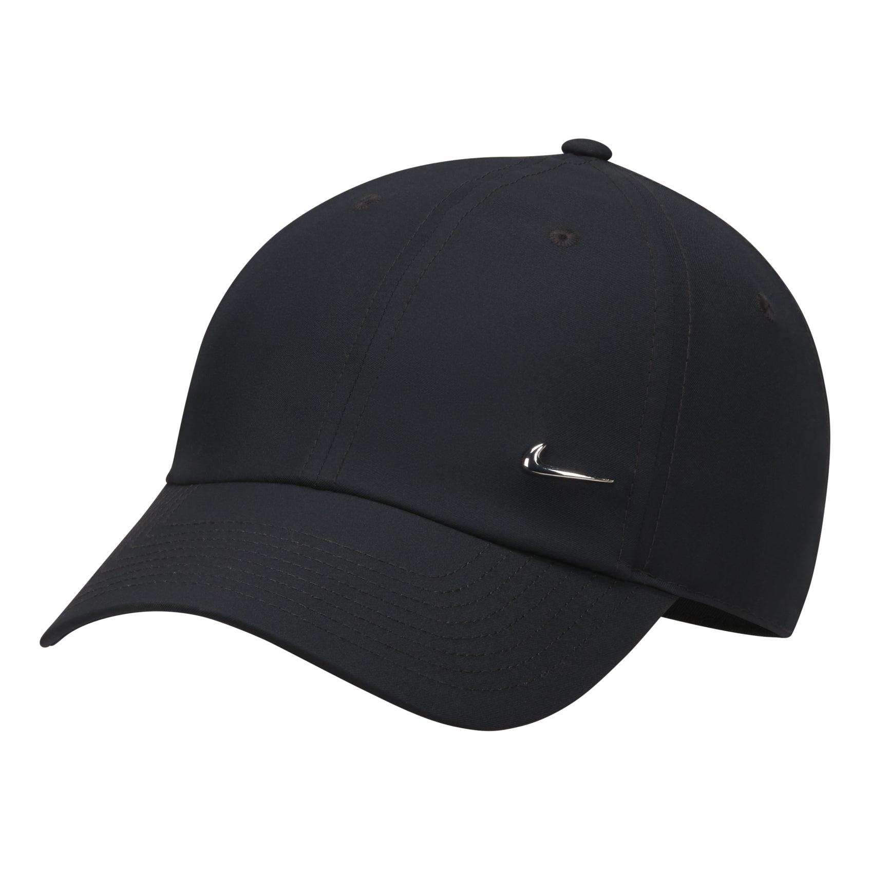 Nike Dri-FIT Club Metall-Swoosh Logo Cap 'Black' FB5372-010