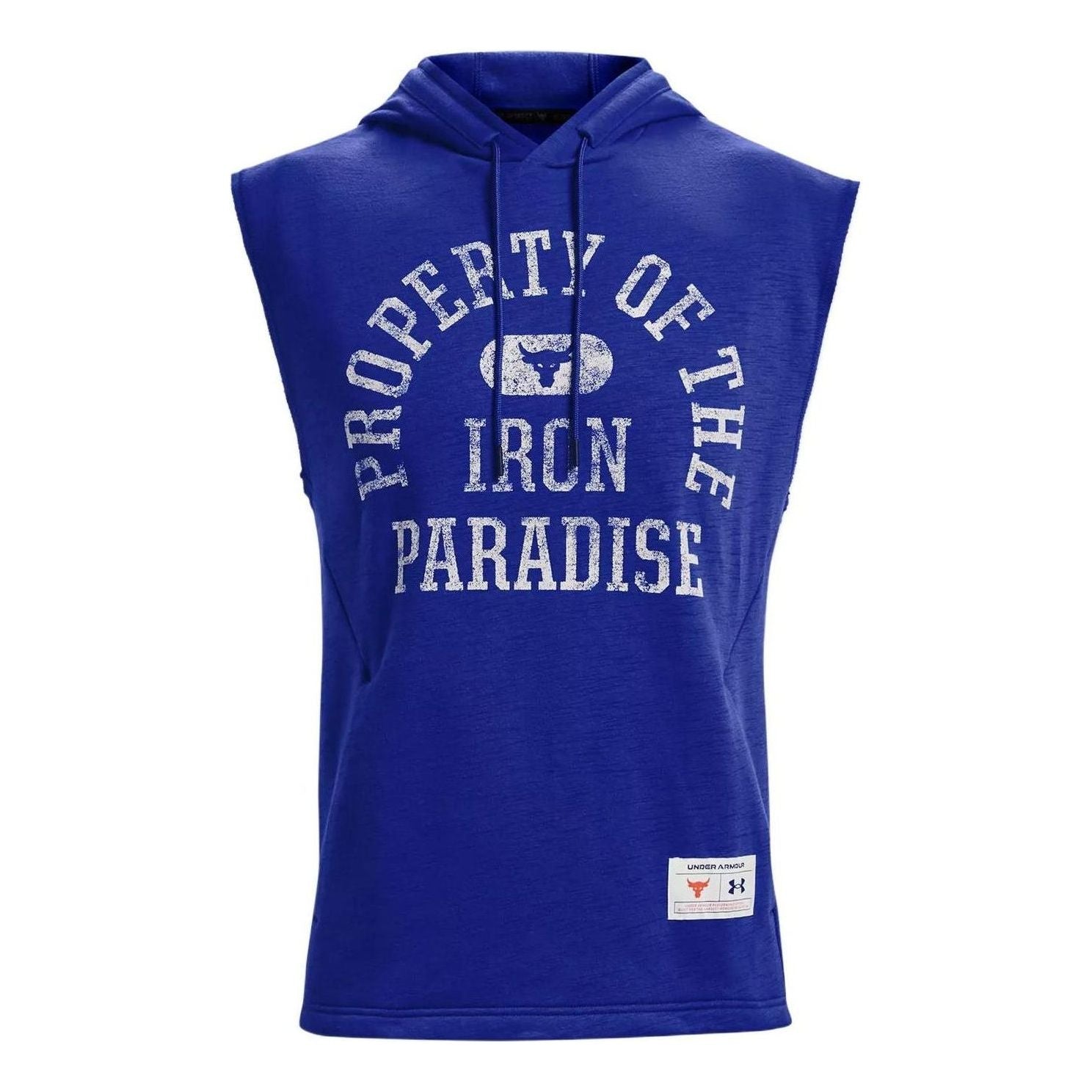 Under Armour Project Rock Sleeveless Hoodie 'Blue' 1367034-400