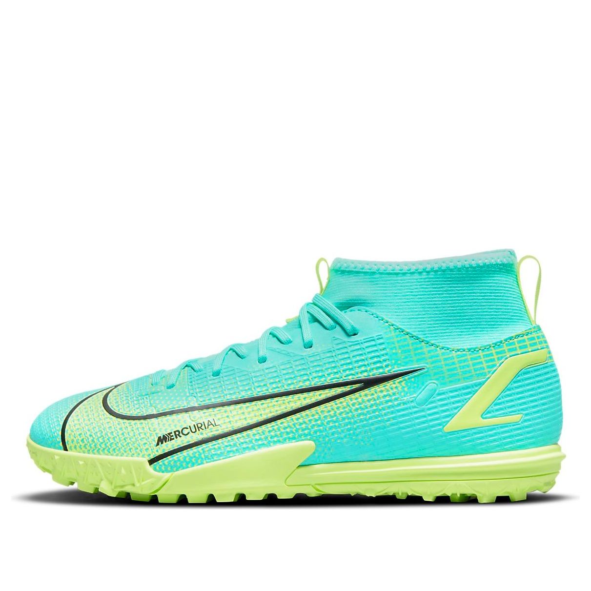 (GS) Nike JR Mercurial Superfly 8 Academy TF 'Green Yellow' CV0789-403