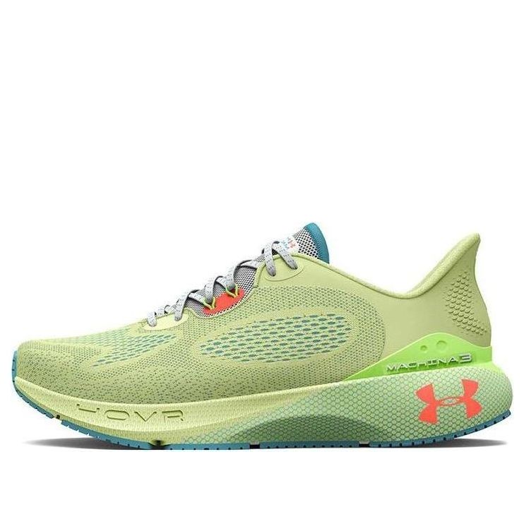 (WMNS) Under Armour HOVR Machina 3 'Pale Olive Quirky Lime' 3024907-300