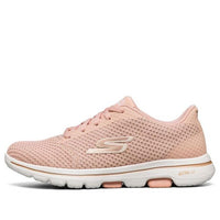 (WMNS) Skechers Go Walk 5 Running Shoes 'Pink White' 124021-PKGD