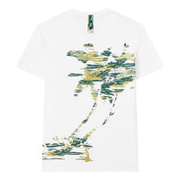 FILA x 3.1phillip lim Crossover Breathable Casual Sports Printing Short Sleeve White F11M126111F-IV