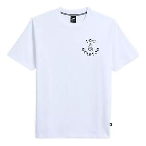 New Balance Movin Easy Cartoon T-Shirt Asia Sizing 'White' MT33904-WT