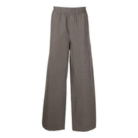 Men's Off-White FW22 Solid Color Logo Embroidered Casual Pants/Trousers Loose Fit Gray OMCA241F22FAB00107070707
